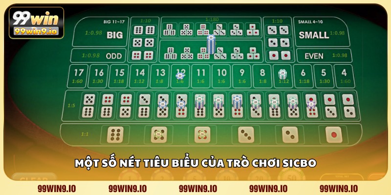 Một số nét tiêu biểu của trò chơi Sicbo
