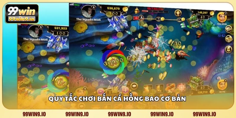 Quy tắc chơi bắn cá hồng bao cơ bản