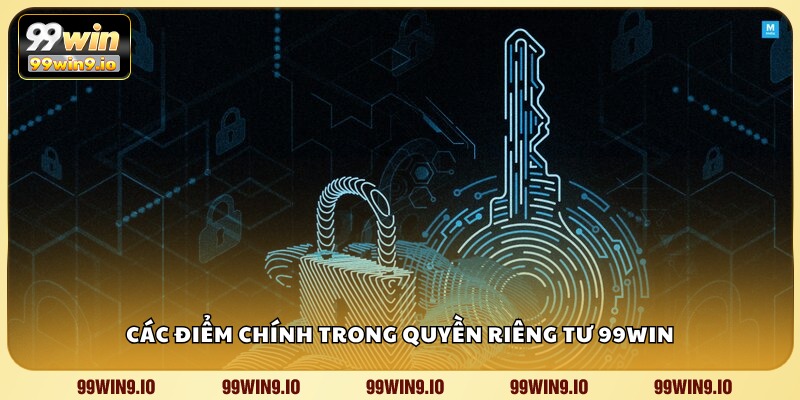 Các điểm chính trong quyền riêng tư 99WIN